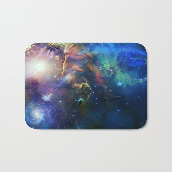 Space nebula Bath Mat