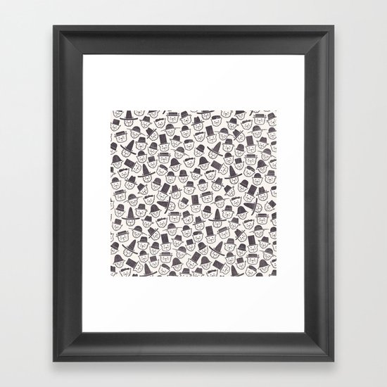 Cats With Hats Framed Art Print