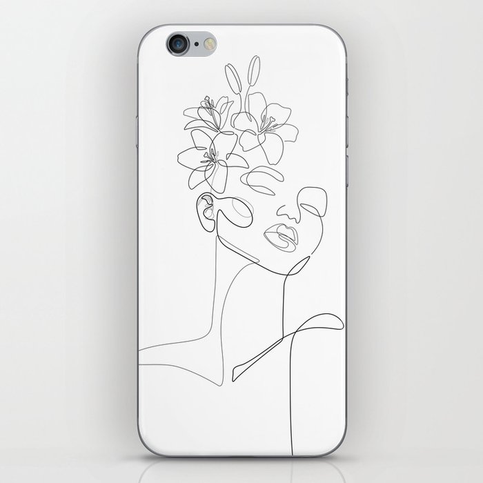 Lily Girl iPhone Skin