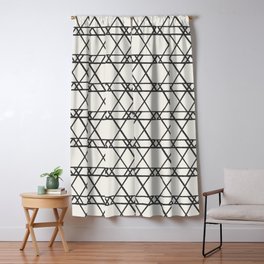 lines crayon-ivory Blackout Curtain
