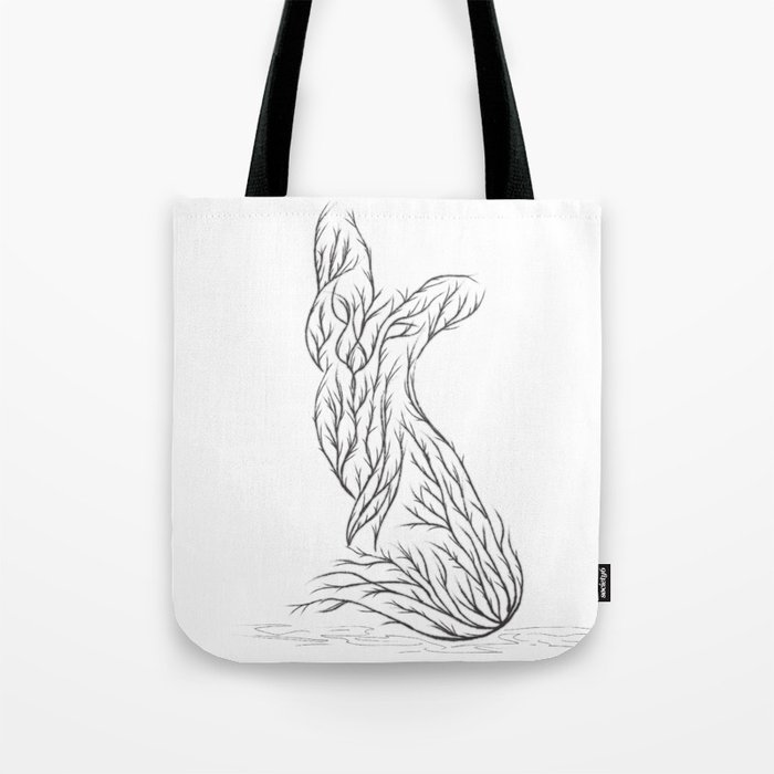 Fox Branches Tote Bag