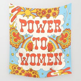 Power to women Wall Tapestry