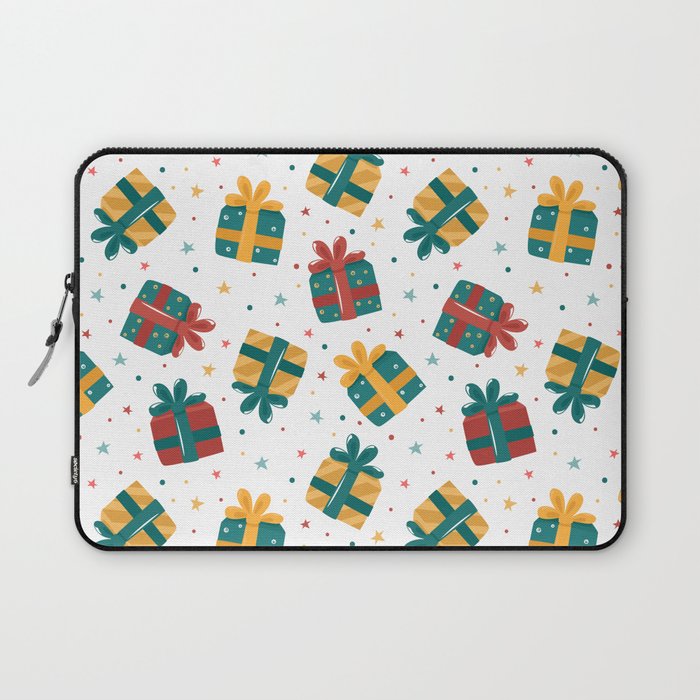 Christmas gifts seamless pattern Laptop Sleeve