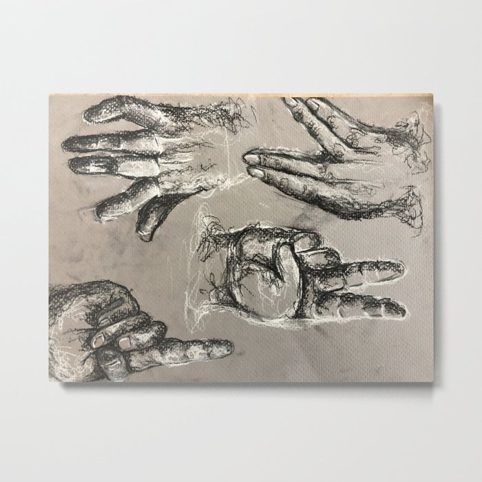 Hands Metal Print