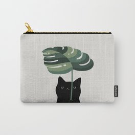 Cat and Plant 16 Carry-All Pouch