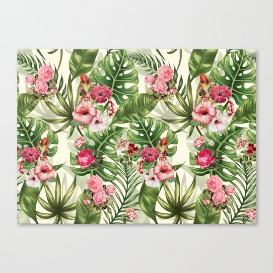 Tropicana Pattern Canvas Print