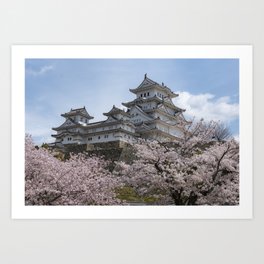 Japanese Palace in Spring Art Print
