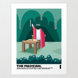 THE MAGICIAN (Tarot Card Poster 2022) Art Print