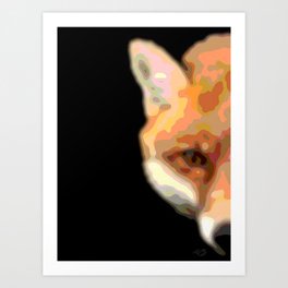 English Fox Art Print