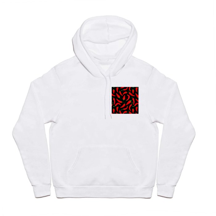 Red Chilli Peppers Pattern Hoody