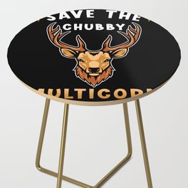 Wapiti Quote funny Side Table