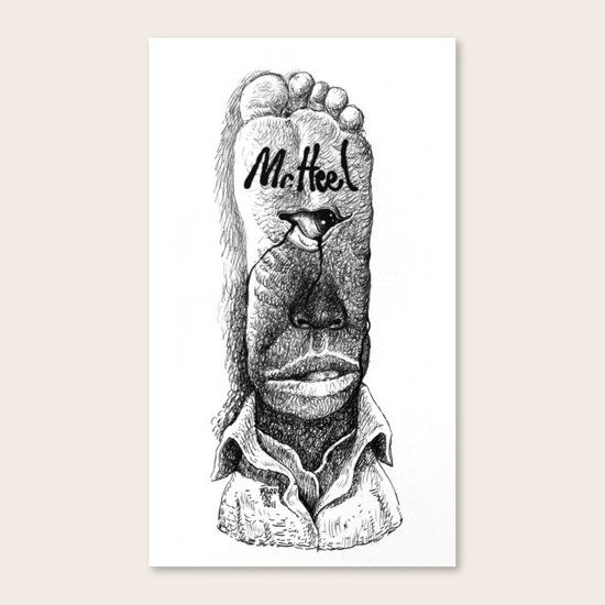 Mr. Heel Canvas Print