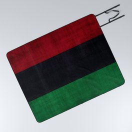 UNIA flag, Afro-American flag, Black Liberation flag Motif Picnic Blanket