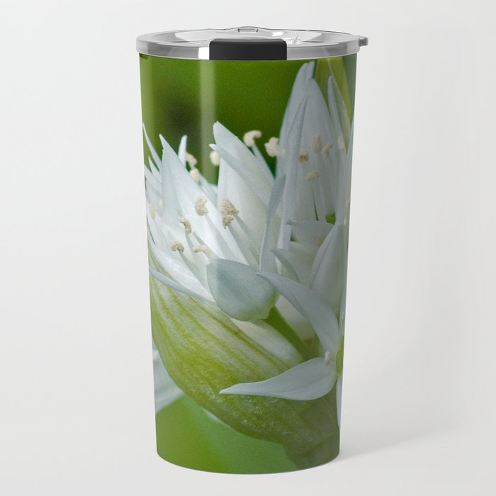 Wild Garlic Flower Travel Mug
