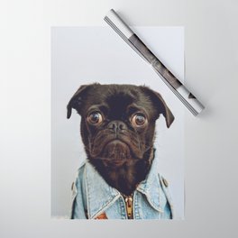 funny pug dog Wrapping Paper