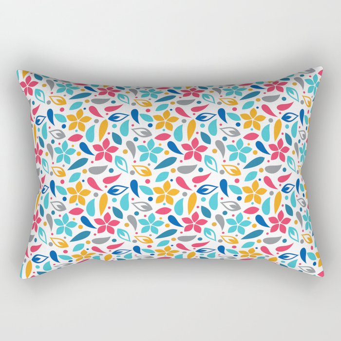 Colorful Lovely Pattern X Rectangular Pillow
