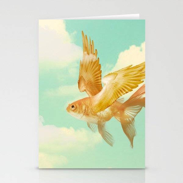 Flying Goldfish Stationery Cards
