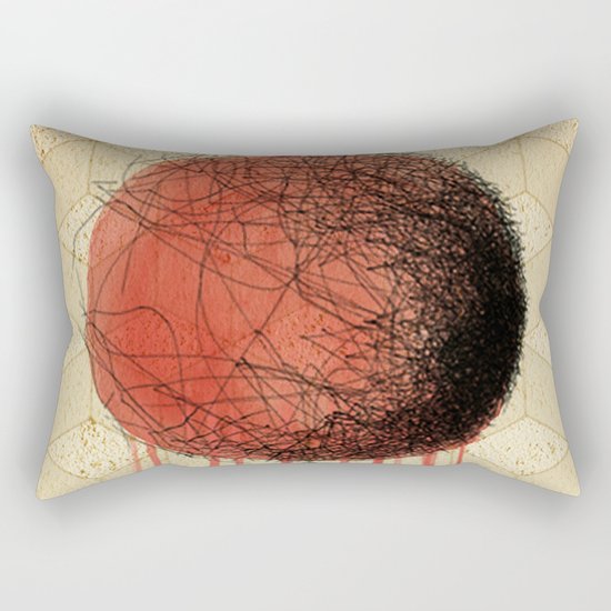 red Rectangular Pillow