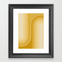 Gradient Curvature VII Framed Art Print
