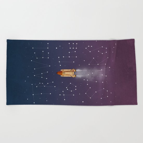 Travel to the Stars Beach Towel