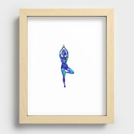 Yoga Recessed Framed Print