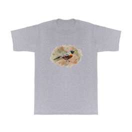 American Robin Watercolor Art T Shirt
