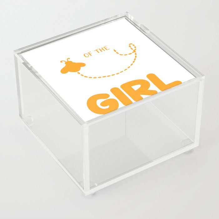 Mom Of The Bee-Day Girl Acrylic Box