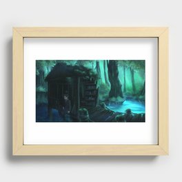 The River Recessed Framed Print