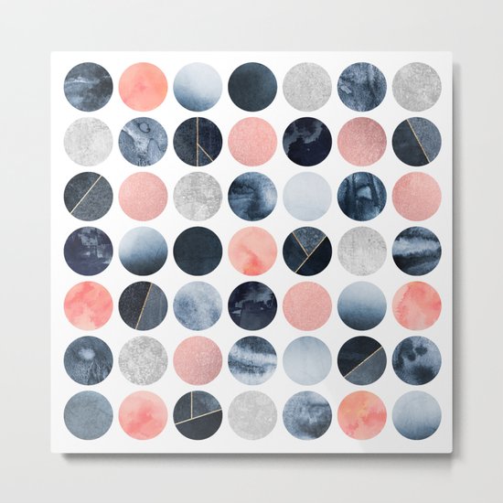 Pretty Dots Metal Print