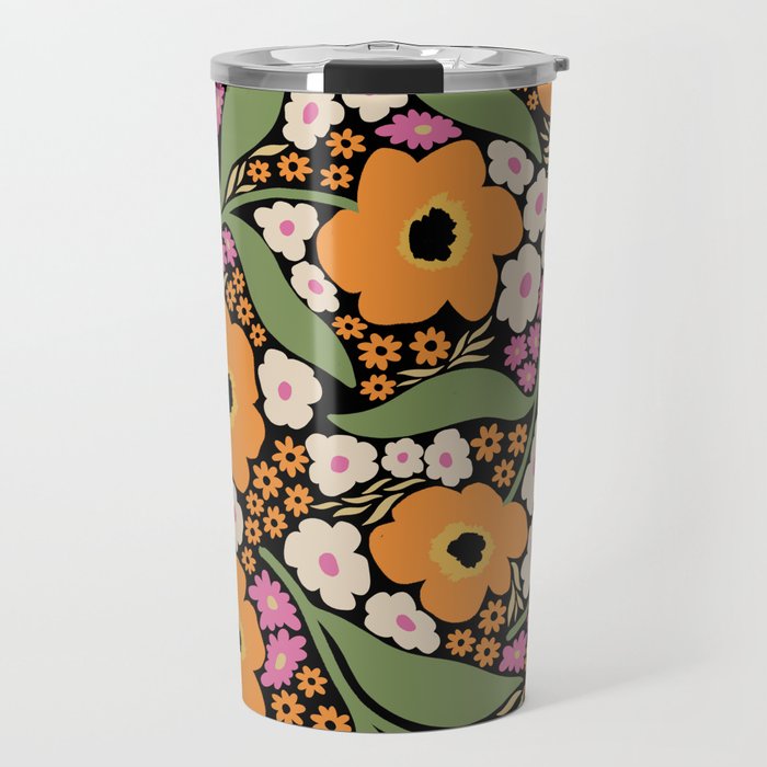 Floral pattern III Travel Mug