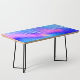 Bright pink blue drop Coffee Table
