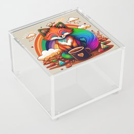 good morning fox Acrylic Box