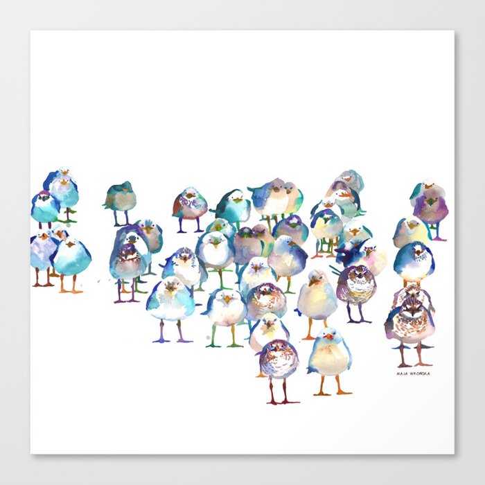 Winter Birds Canvas Print