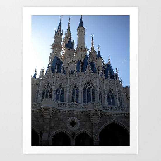 Disney World Cinderella's Castle Art Print