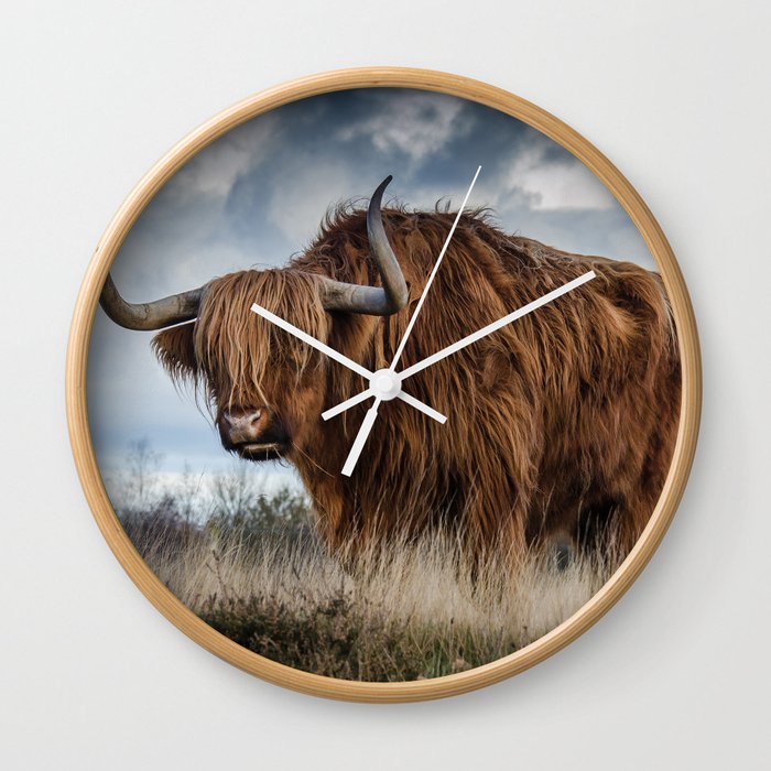Bull animal 4 Wall Clock