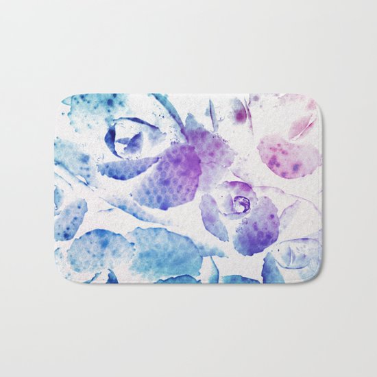floral Bath Mat