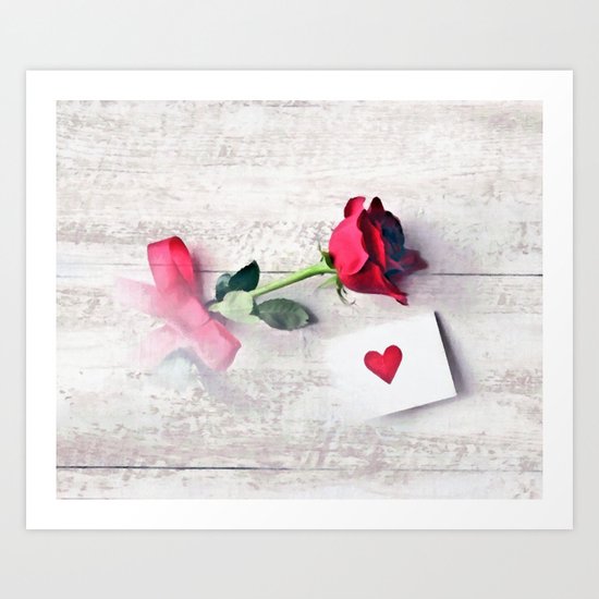 I love you Art Print