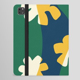 Minimal floral colorblock 3 iPad Folio Case
