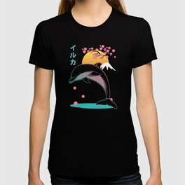 Dolphin Japan Aesthetic T Shirt