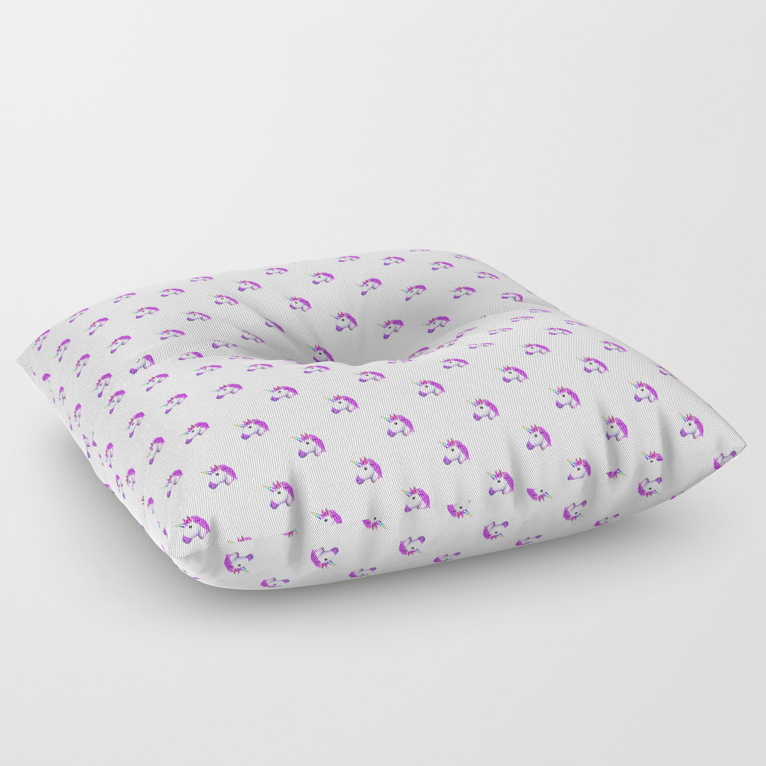 unicorn emoji pillow
