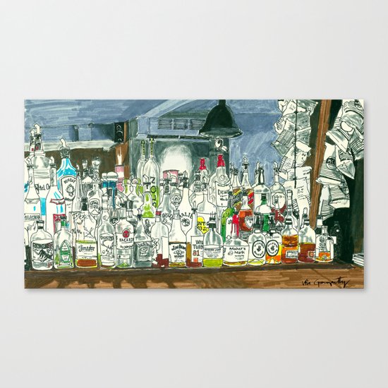 The Locals Canvas Print