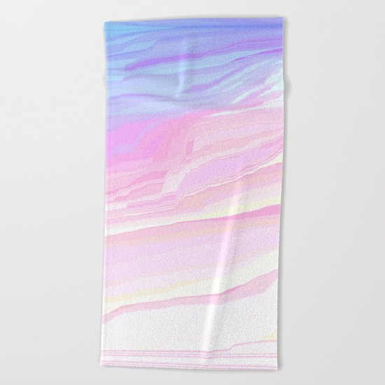 Summer seaside beach Beach Towel