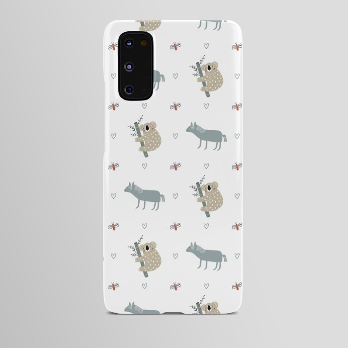 Koala Horse Pattern Android Case