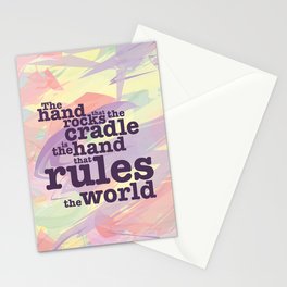 The Hand that Rocks the Cradle... Stationery Cards