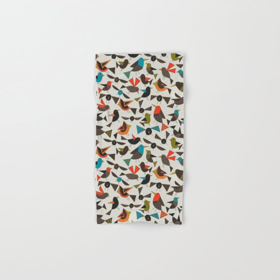 just birds china white Hand & Bath Towel