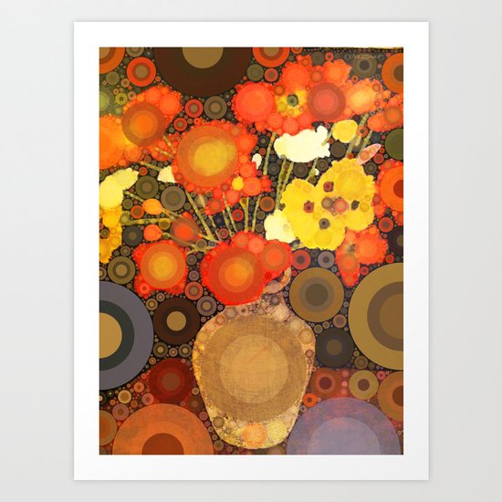 Gramma's Flowers Art Print