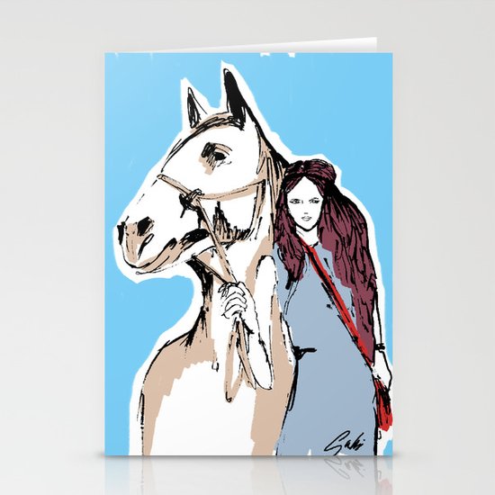 Horse love Stationery Cards