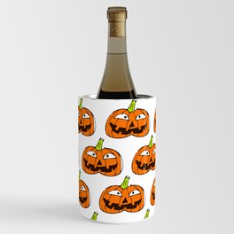 Halloween Pumpkin Background 01 Wine Chiller