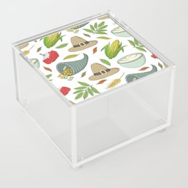 Thanksgiving Pattern Acrylic Box