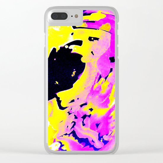 If Girls had their way with waves, Pink Minimal Water Clear iPhone Case